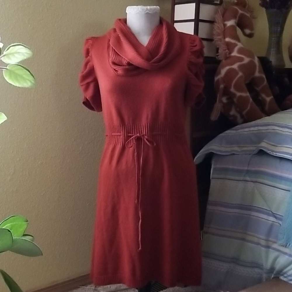 Rust colored dress